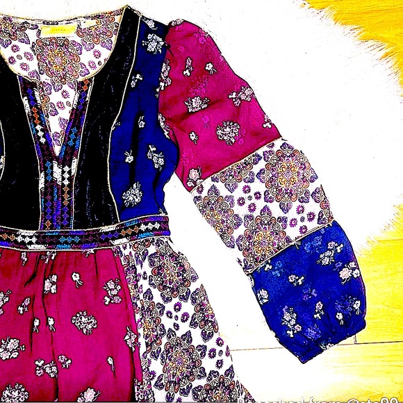 NWOT ANTHROPOLOGIE Maeve Quartier Dress (S) - Picture 5 of 8